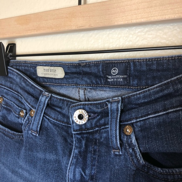 ⭕️Sold⭕️AG Adriano GoldschmiedStilt Cigarette Jean - Picture 3 of 4